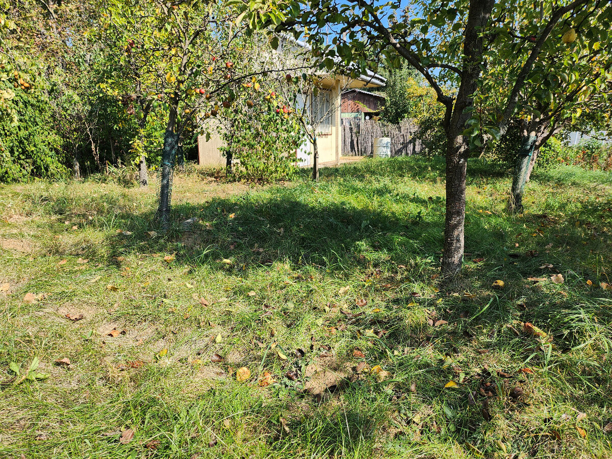 4á záhrada s chatkou v záhrad. lokalite Mlynárce nad STK