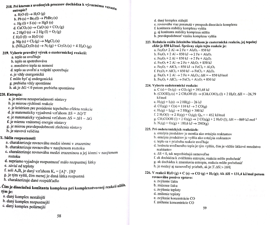 Bio+ Chem- Testovnica- LF UPJŠ