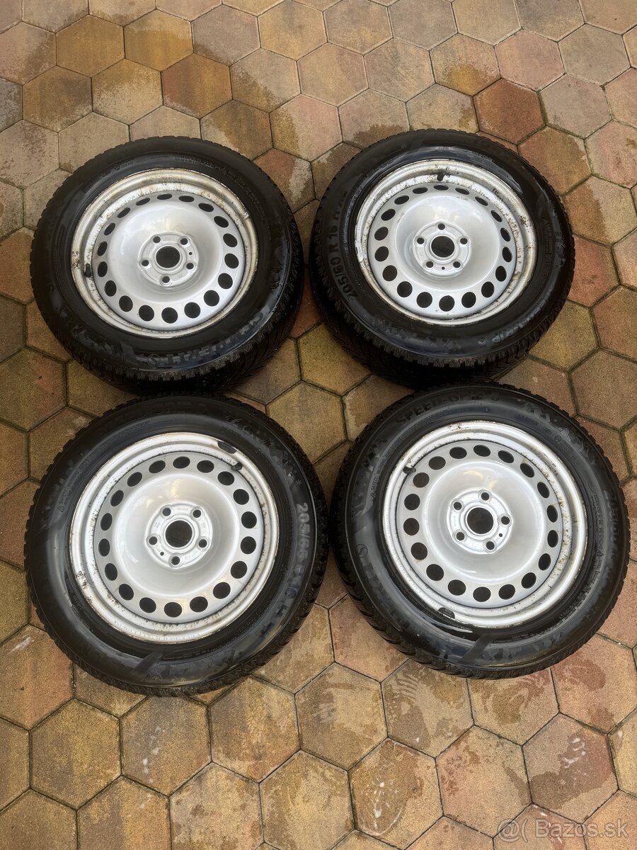 5x112 205/60 r16 VW caddy + nové zimné pneu