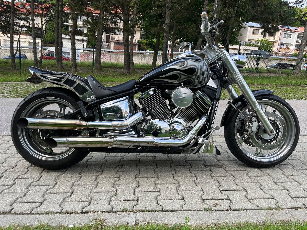 Yamaha Dragstar 1100 Custom ( stavba )