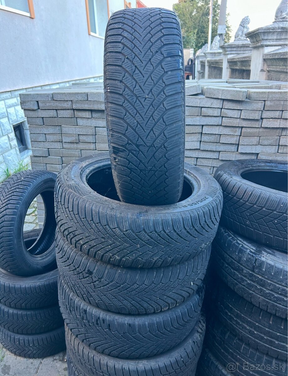 Predam zimné pneumatiky Continental Rozmer 205/55 R16