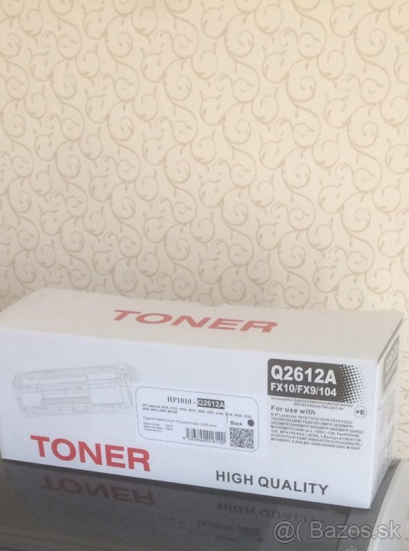 Canon FX10 hp Q2612A toner 100% novy kompatibilný