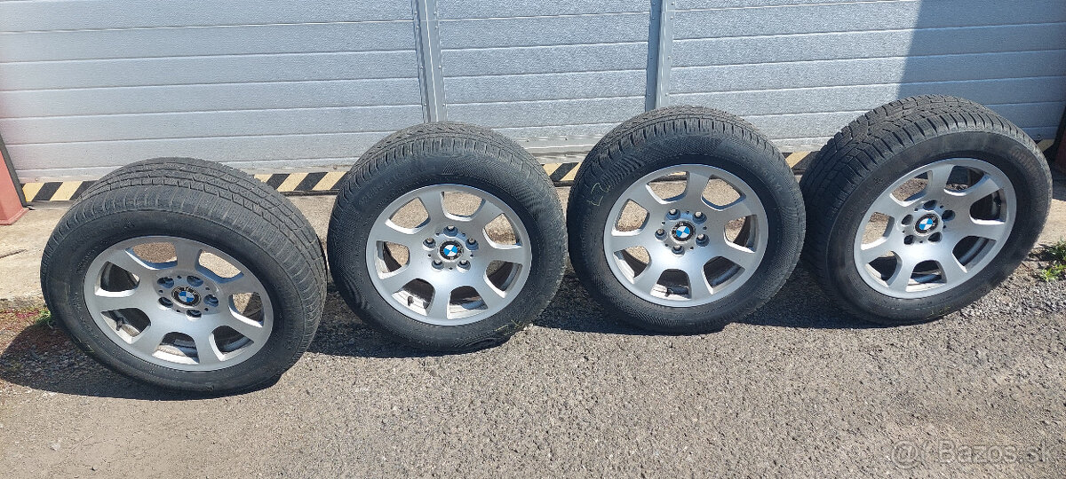 disky + pneu BMW 520 D  560L r. 2006 rozmer 225/55  R16 H XL