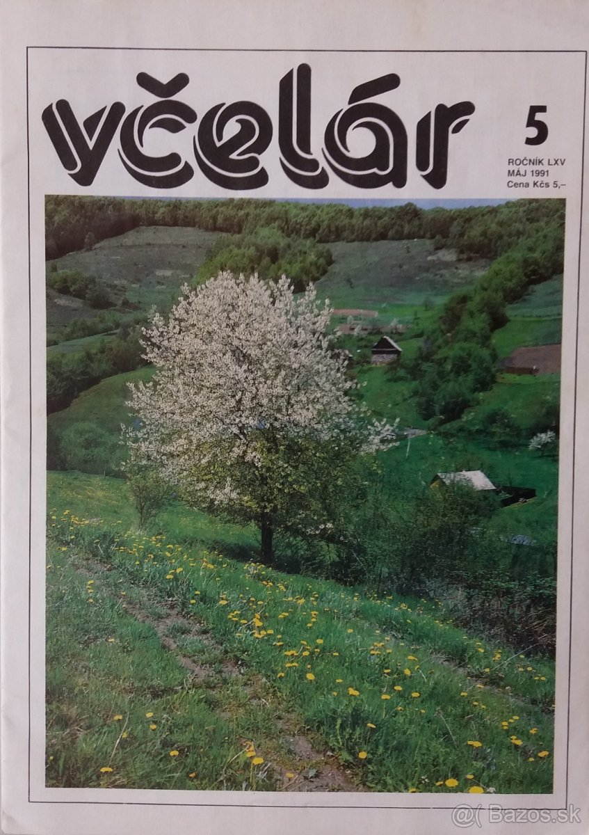 Včelár 5 - 1991 starý časopis