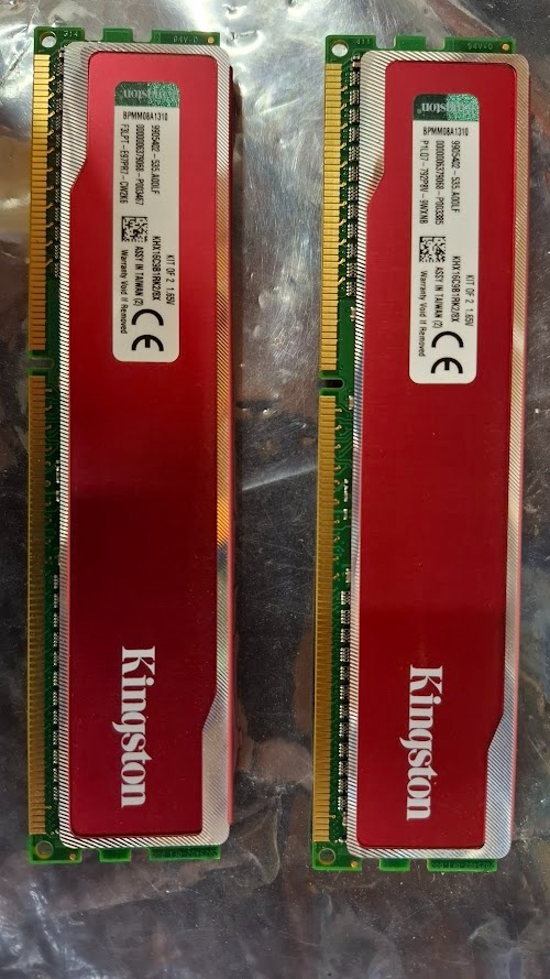 DDR3 8GB (2x4) Kingston HyperX Red