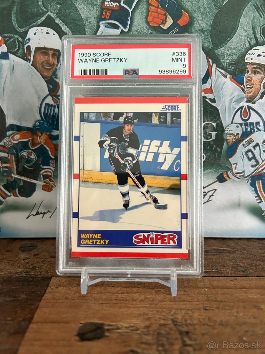 Hokejove kartičky Wayne Gretzky Score 1990 PSA 9