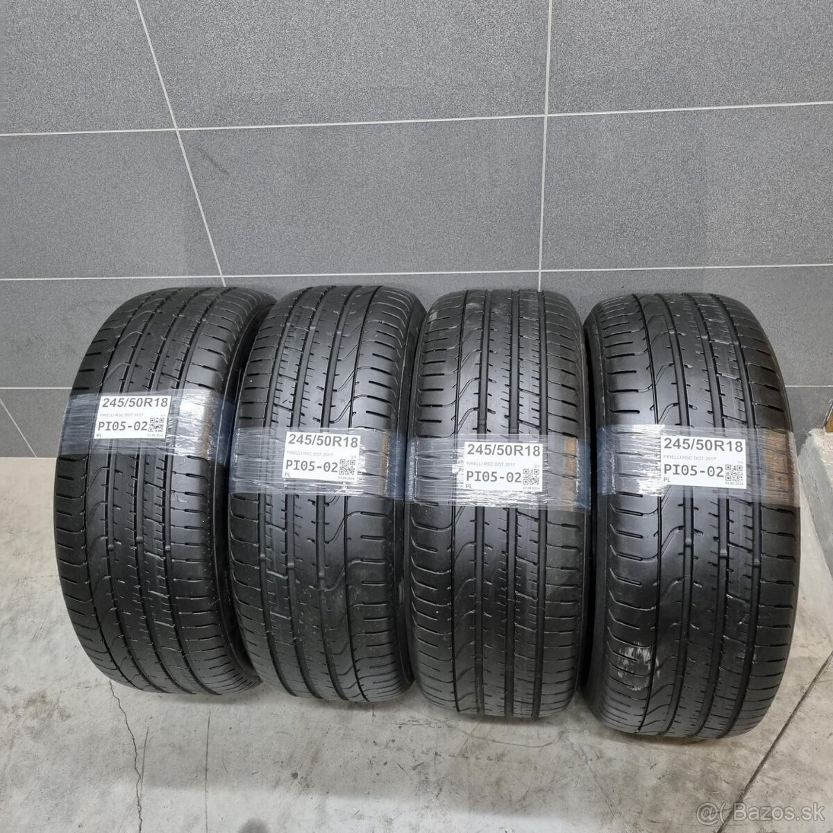 Letné pneumatiky 245/50 R18 PIRELLI DOT3517