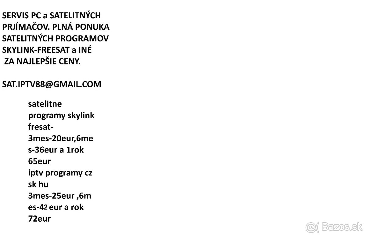 satelitne a iptv programy