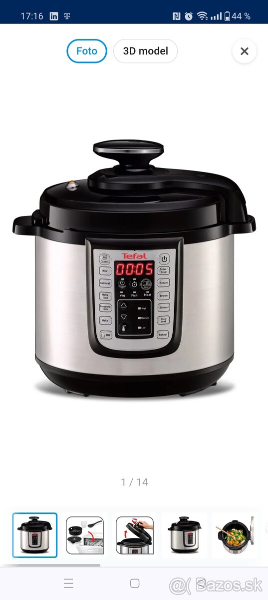 Multifunkcny hrniec Tefal CY505E30 All-In-One Pot