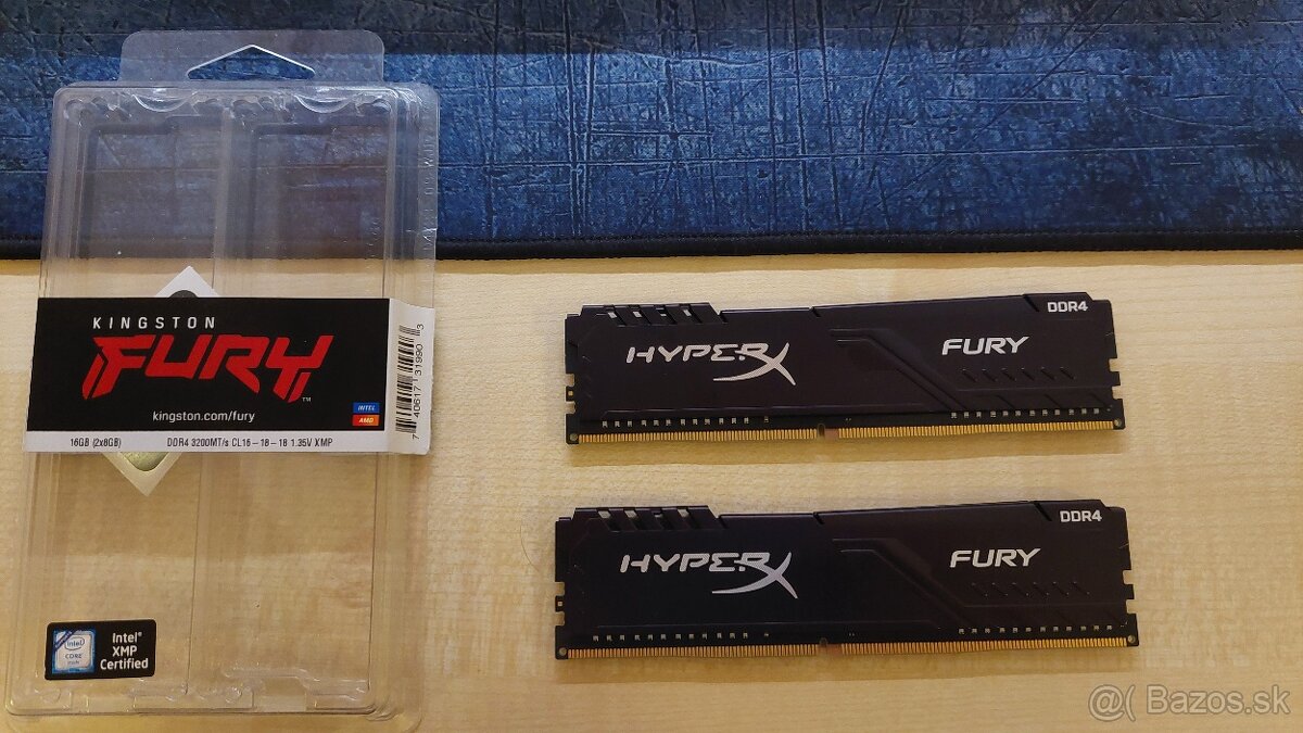 Kingston HyperX Fury 16GB (2x8) DDR4 3200Mhz