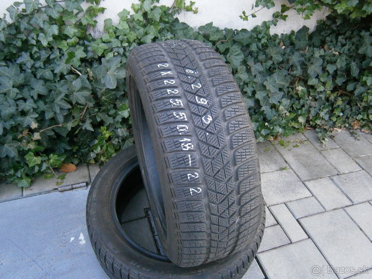 Predám 2x zimné pneu Pirelli 225/50 R18 99HXL