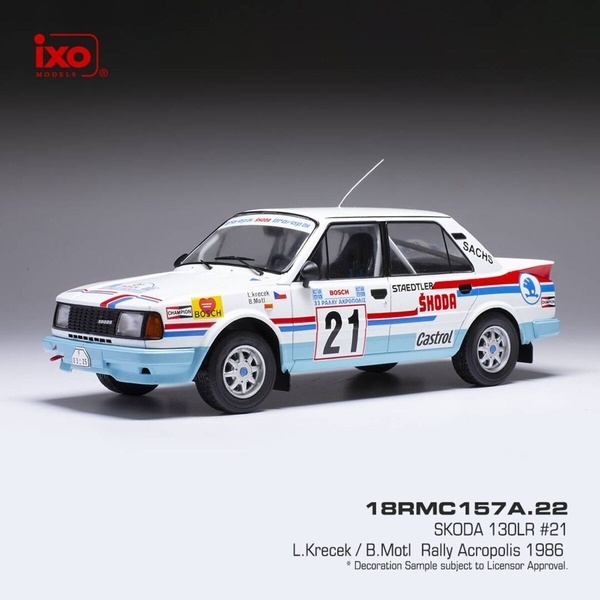 Modely Škoda Rallye 130 a Felicia Kit Car 1:18 IXO