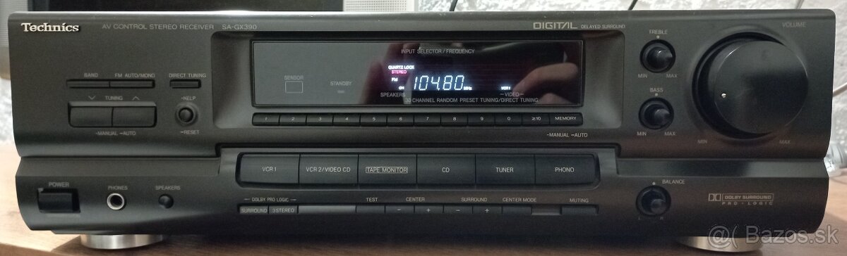 TECHNICS SA-GX390 ... AV control STEREO receiver....