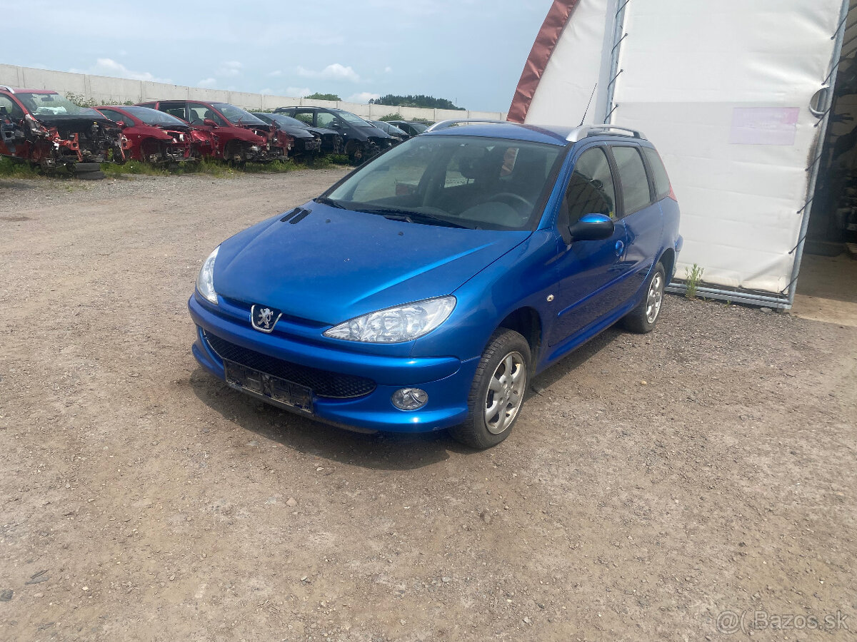 Peugeot 206SW 1,4 BN 55KW KFW prodám díly