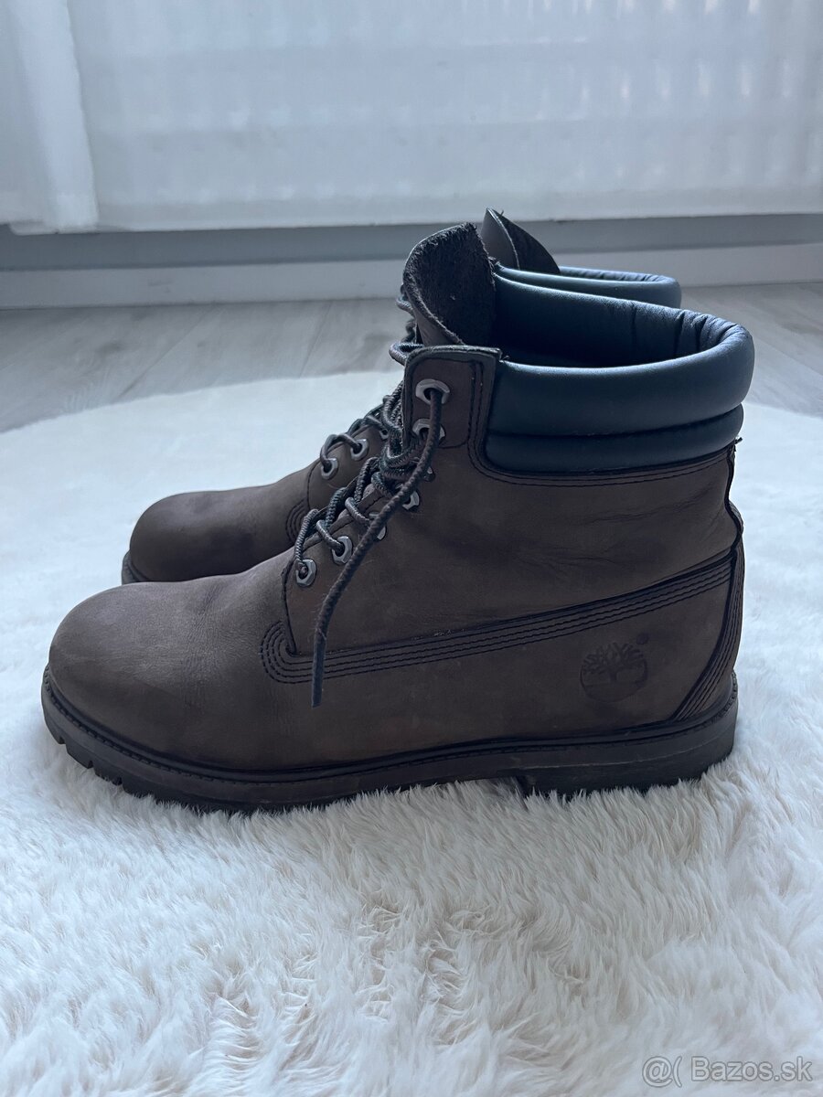 Timberland vysoké Topanky hnedé