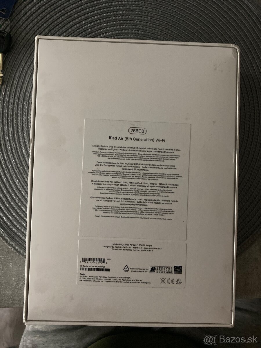 Vymením  iPad air 256gb