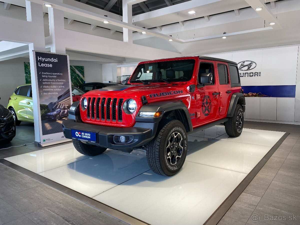 Jeep Wrangler Rubicon Unlimited 4xe(PHEV), EV dojazd 40km