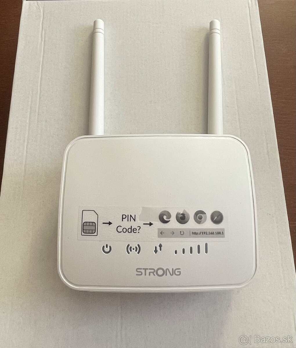 Router STRONG 4G LTE 350M biely