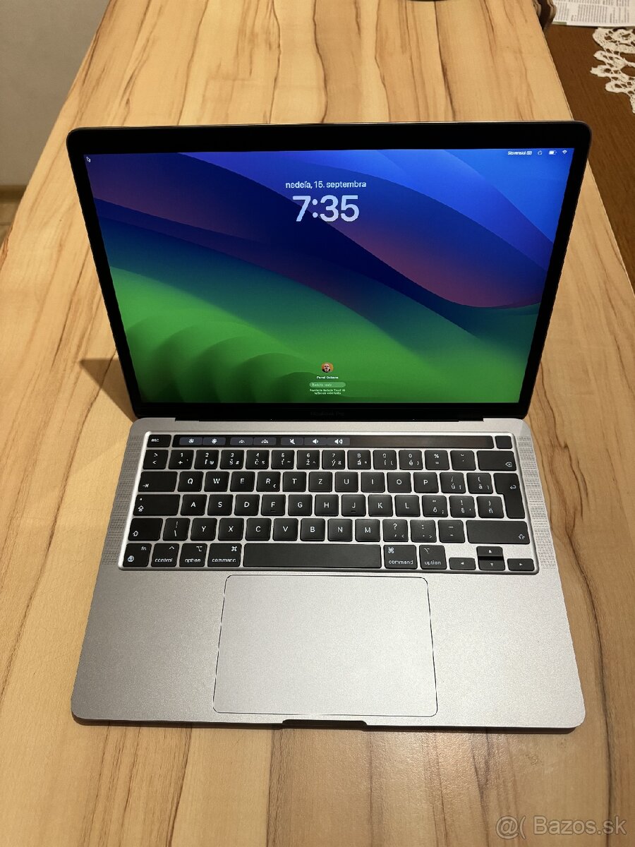 MacBook Pro M1 touchbar 2020