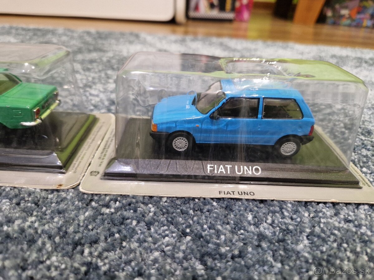 Modely deagostini autíčka Fiat