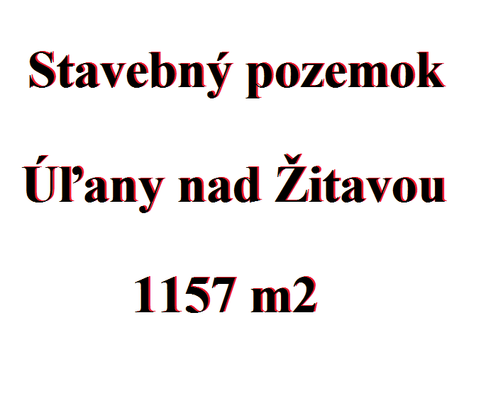 Na predaj je stavebný pozemok v obci Úľany nad Žitavou.