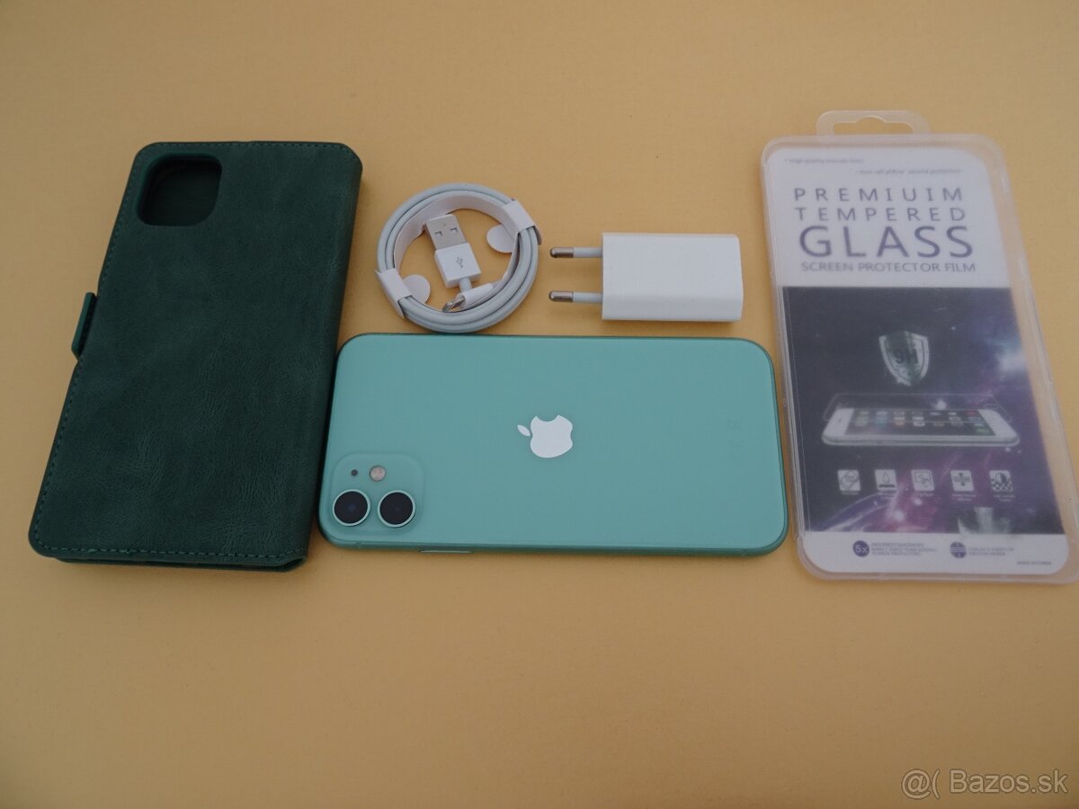 iPhone 11 64GB GREEN - ZÁRUKA 1 ROK - 100% BATERIA