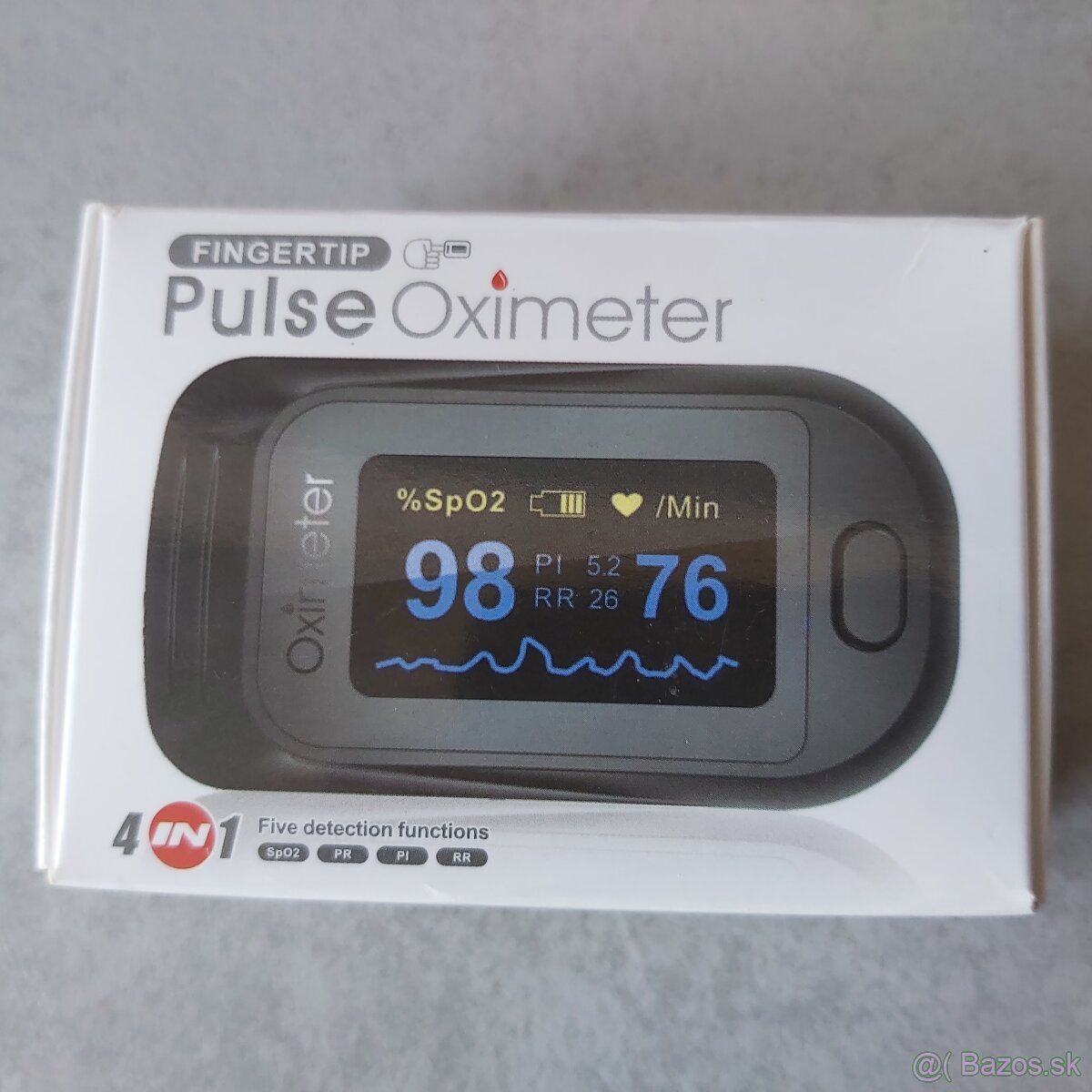 Pulzný oximeter 4 in1