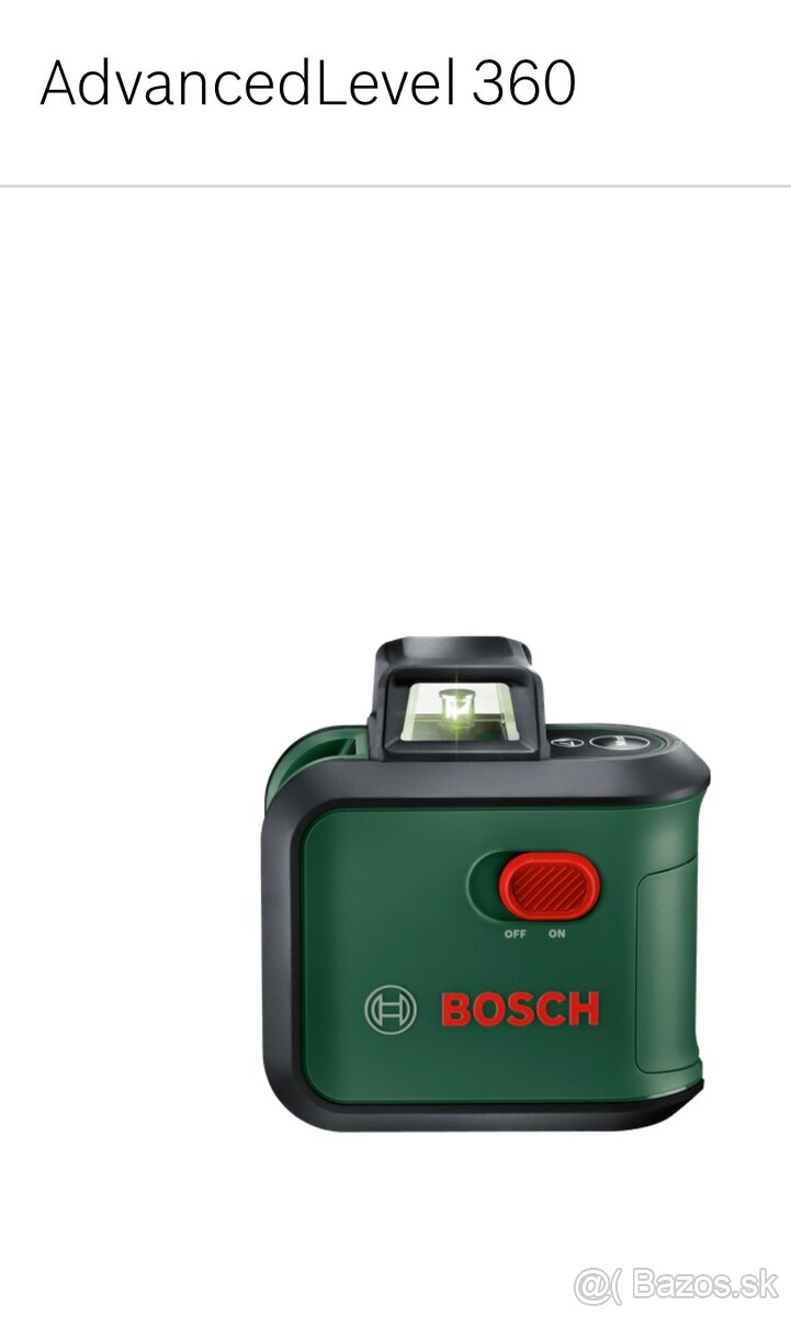 Bosch laser