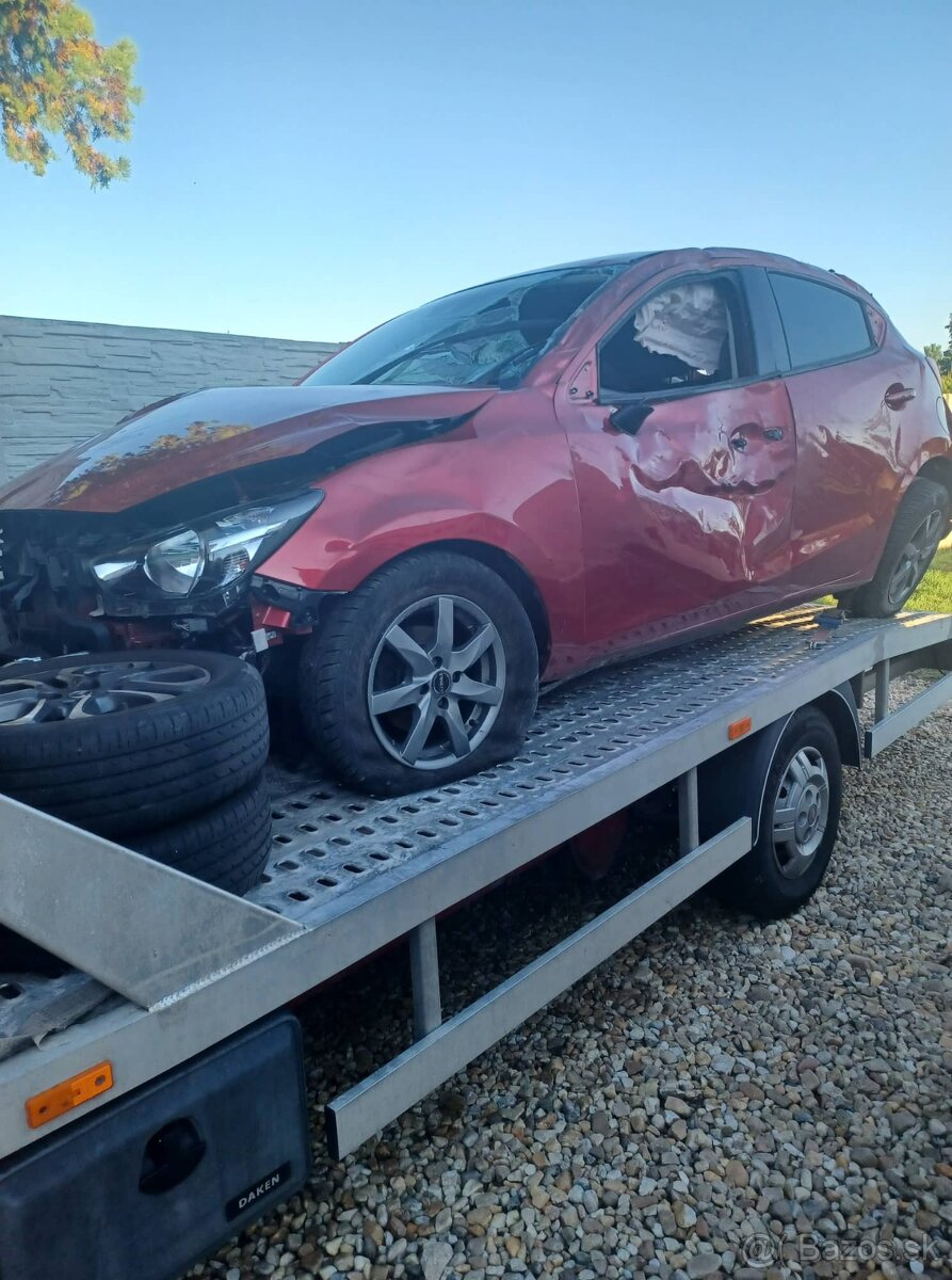 Rozpredám Mazda 2 1.5 66kw SKYACTIV-G 2018