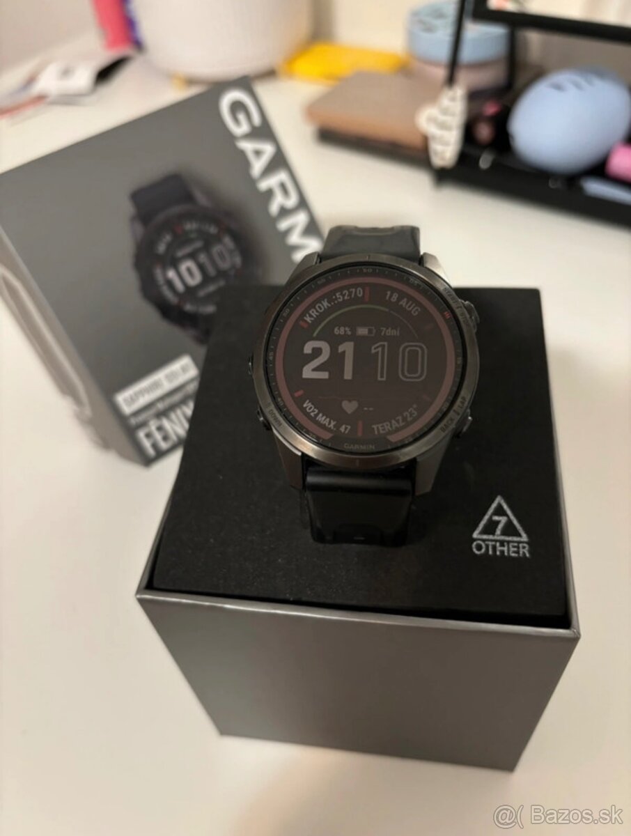 Garmin fenix 7s saphire solar Pro