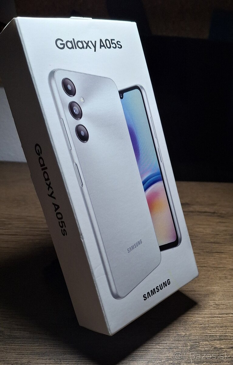 Samsung Galaxy A05s 64GB Silver – ÚPLNE NOVÝ, Zabalený