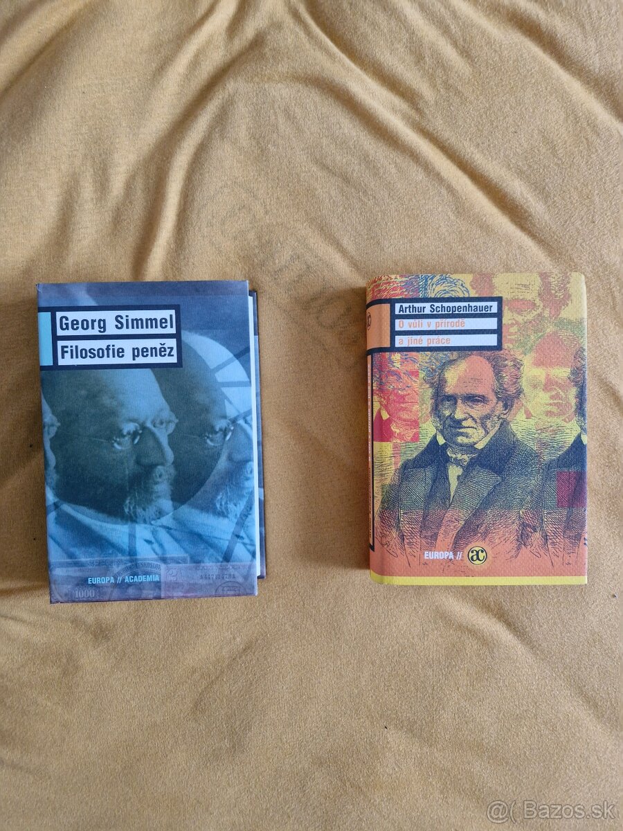 Simmel: Filozofie peněz  /  Schopenhauer: O vůli v přírodě..