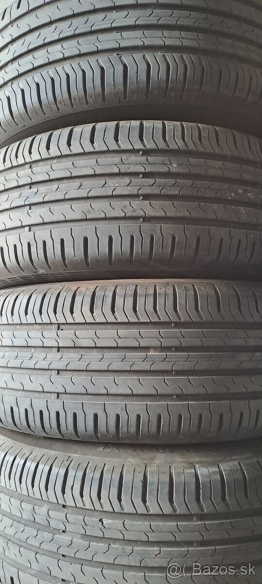 Predám 4ks jazdené letné 235/60r18-107V Continental