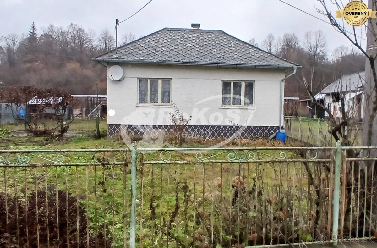 Predaj rodinného domu v obci Nižná Jablonka okres Humenné