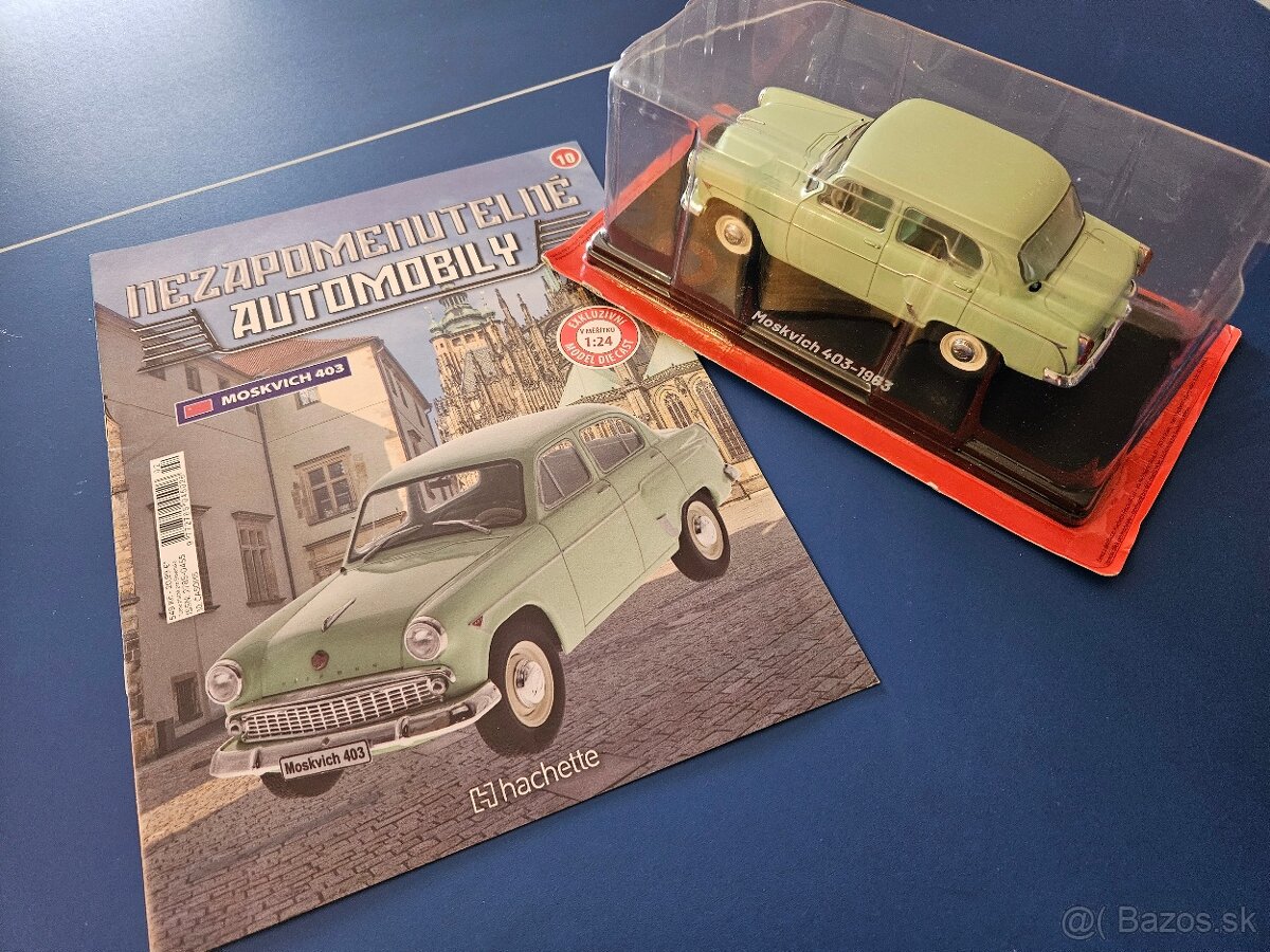 hachette Moskvich 403 Nezapomenutelné Automobily #10 1:24