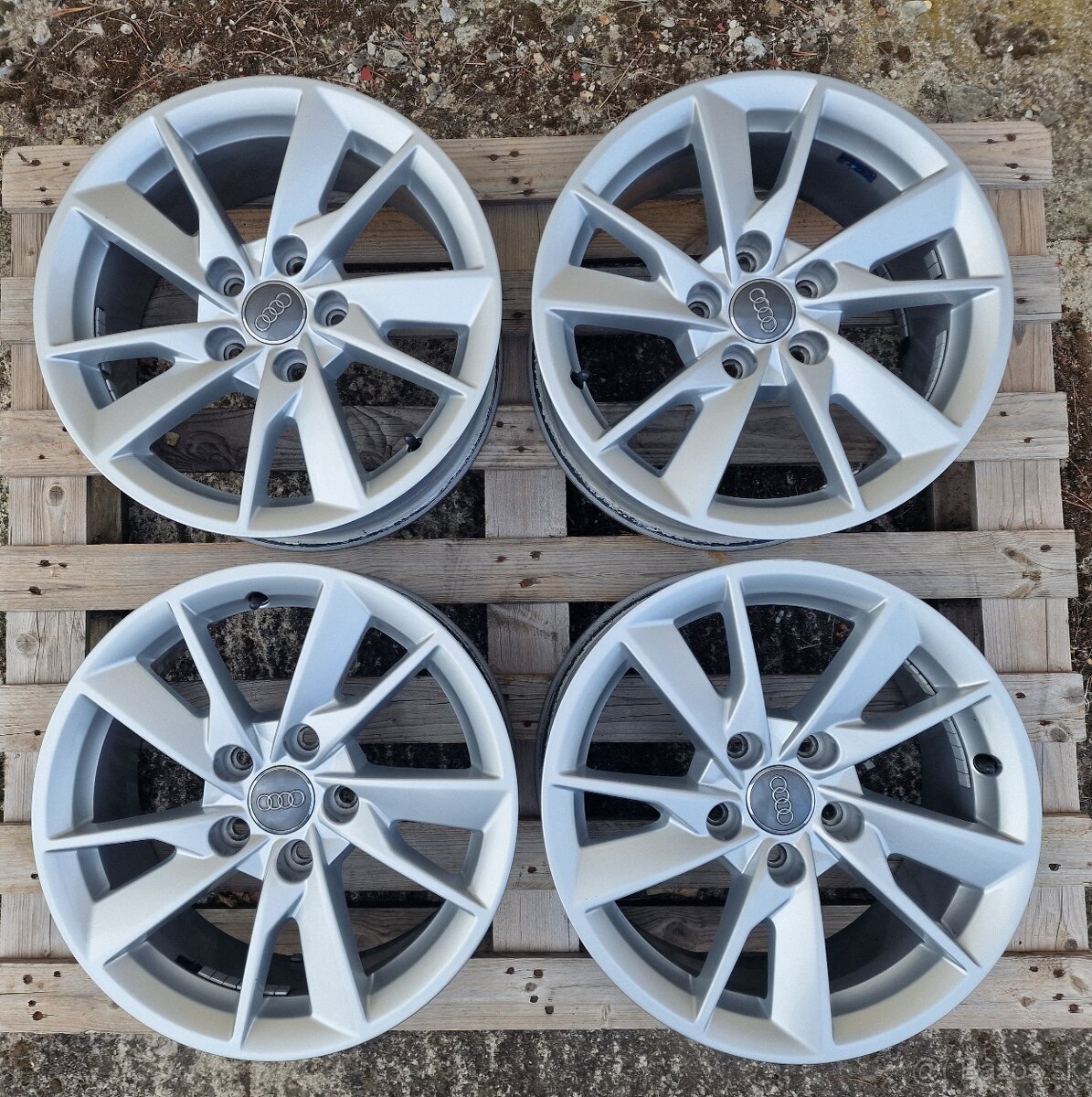 ORIGINÁL AUDI HLINÍKOVÉ DISKY 5x112 R16