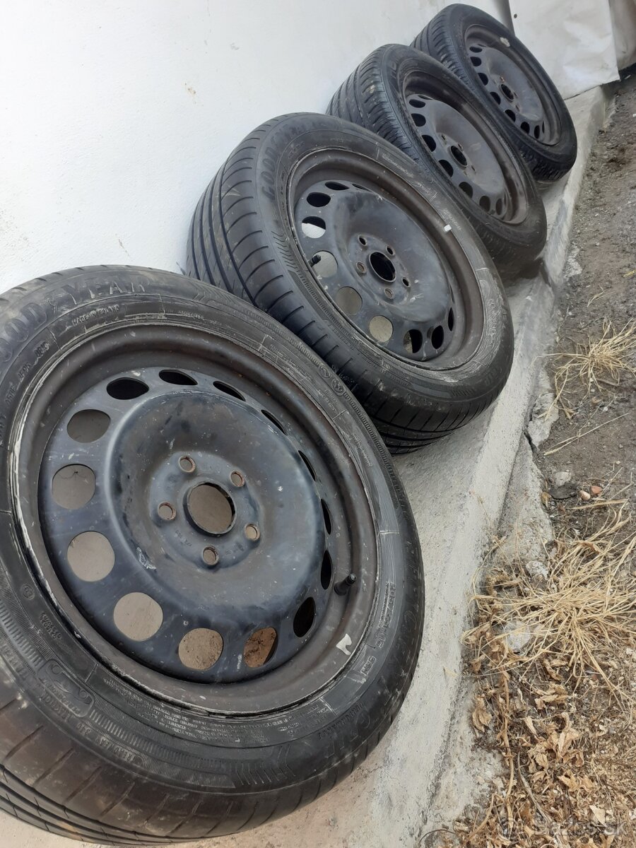 Plechove disky Škoda 5x112 r16    205/55 r16