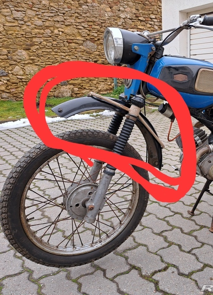 Jawa 90 CROSS predný blatník - KÚPIM