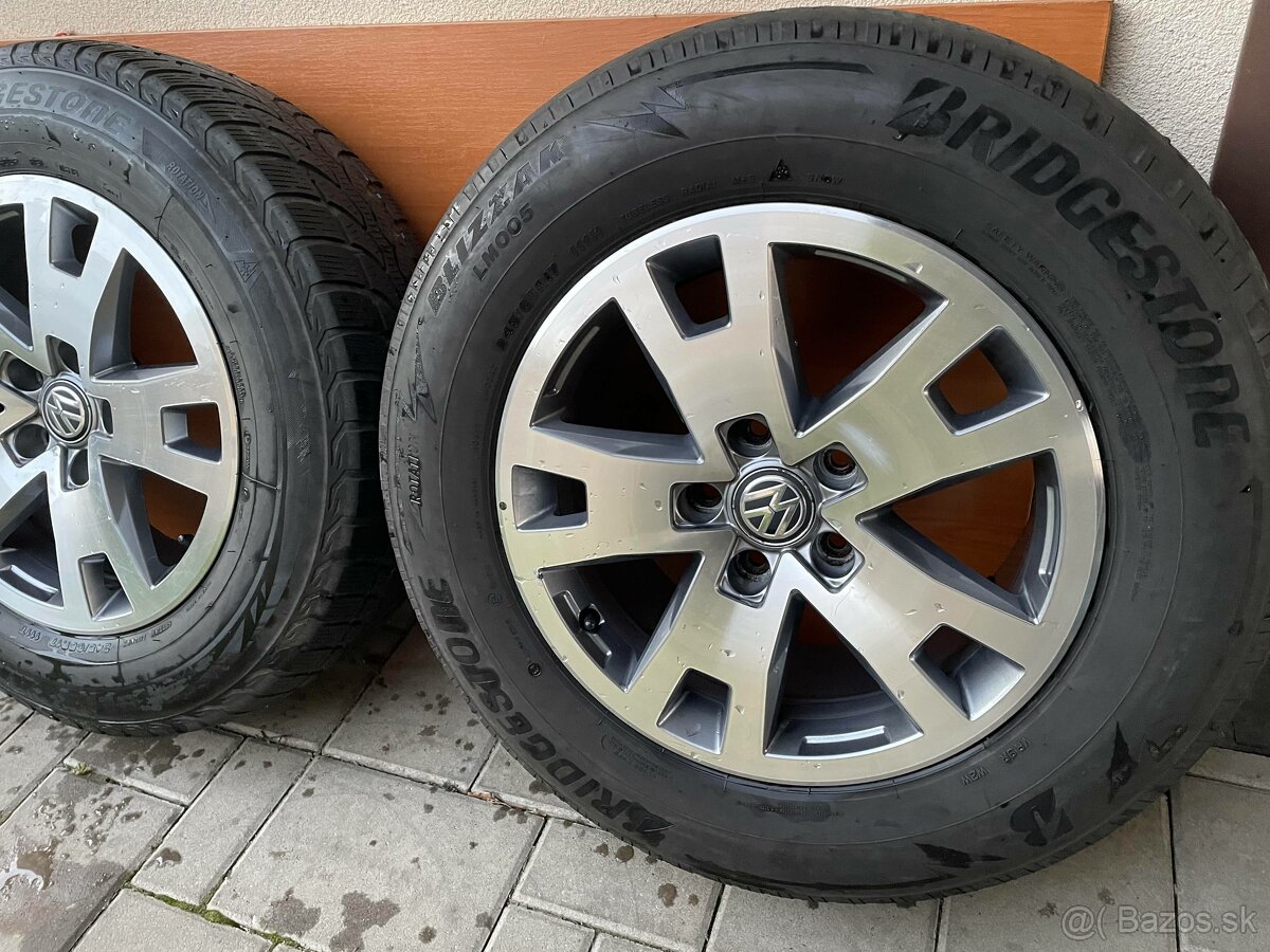 AMAROK orig Alu disky VW 5x120 8jx r17 ET 49 245 65 17 zimné