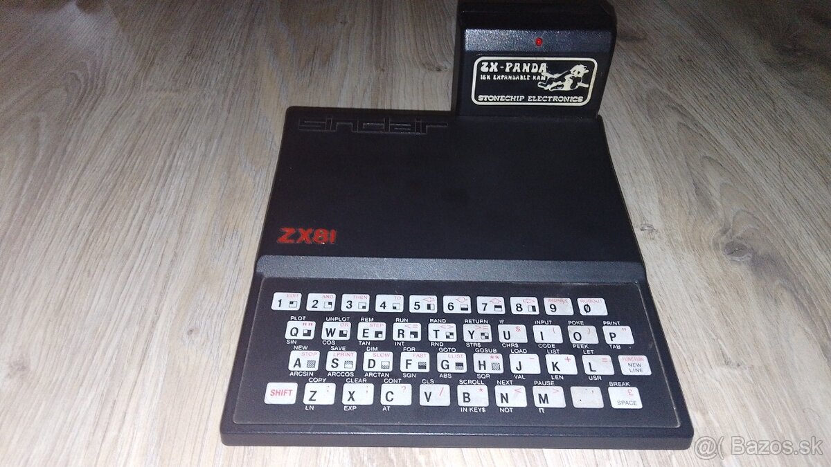 Predám počítač  Sinclair ZX81 a 16K RAM