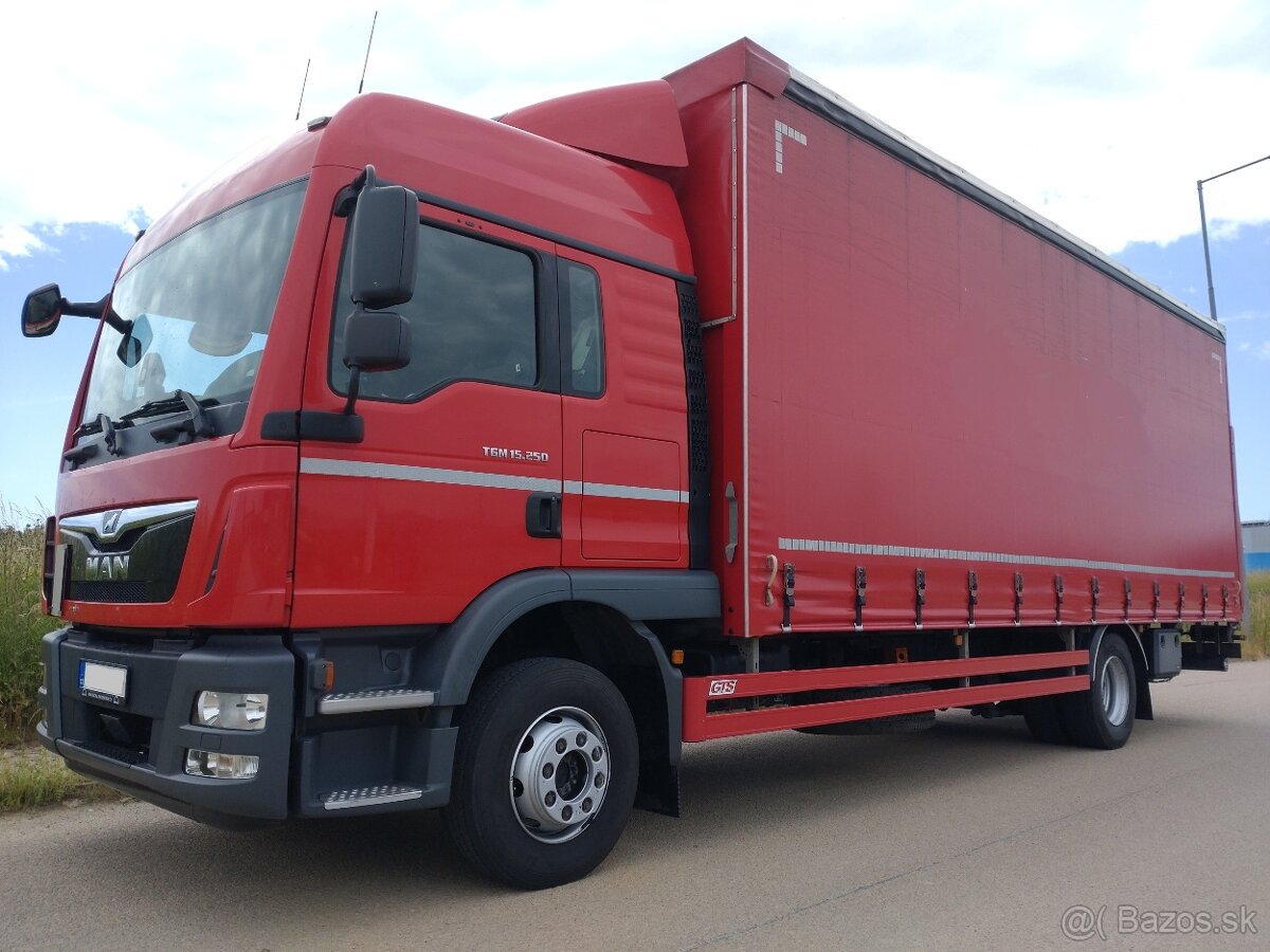 MAN TGM 15.250 EURO 6 D- 15.5t - Lůžko - Čelo - 260.000Km