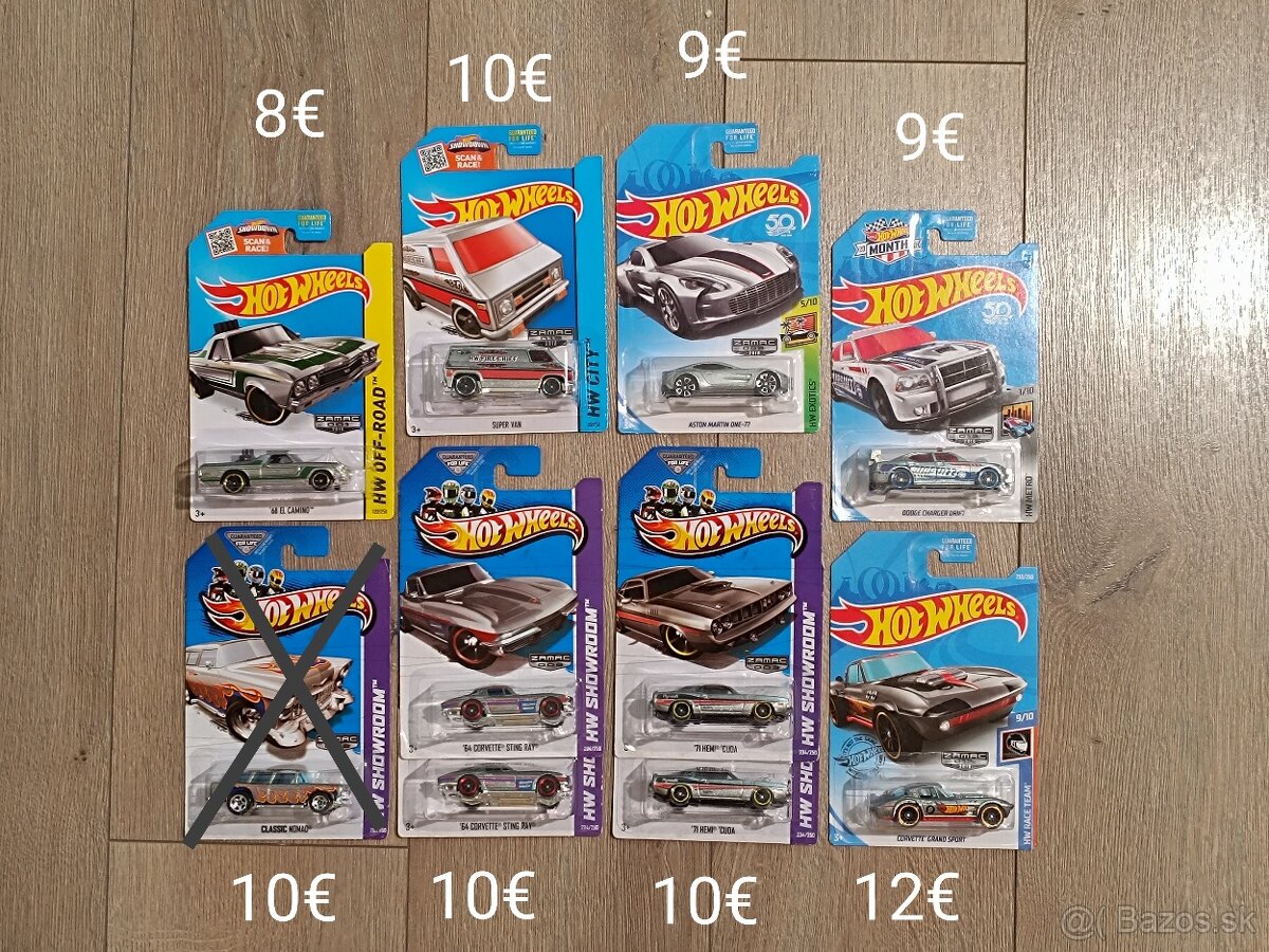 Hotwheels Zamac Edition MIX