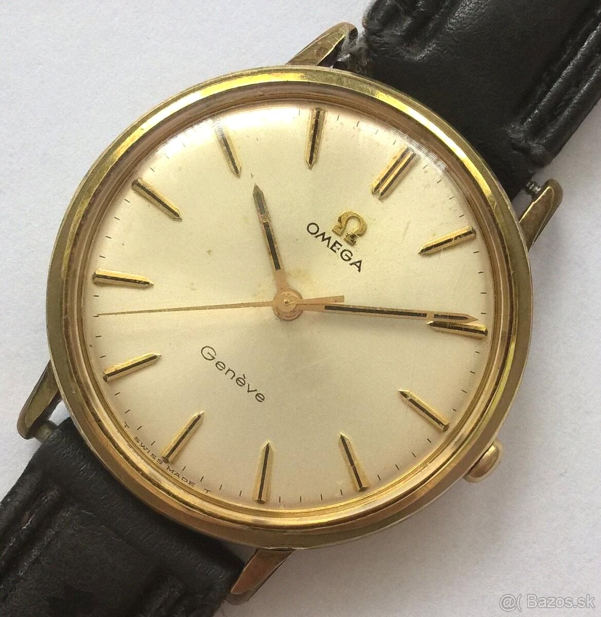 OMEGA Geneve kalibr 601I třidy, rok vyroby 1970, zlacene,