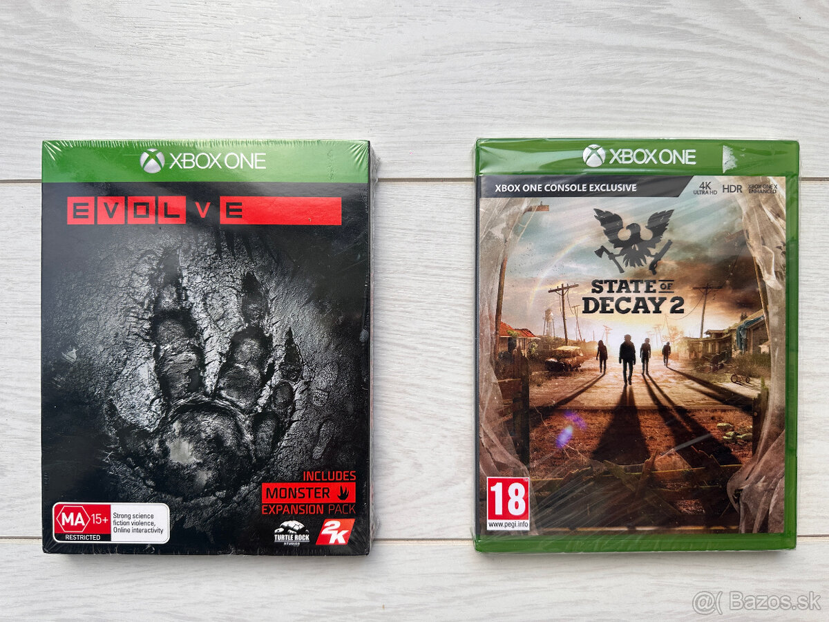 Úplne nové hry pre hernú konzolu Microsoft Xbox One a One S