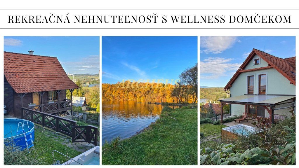 ZARIADENÝ DOM S WELLNESS DOMČEKOM A VÝHĽADOM NA PRIEHRADU