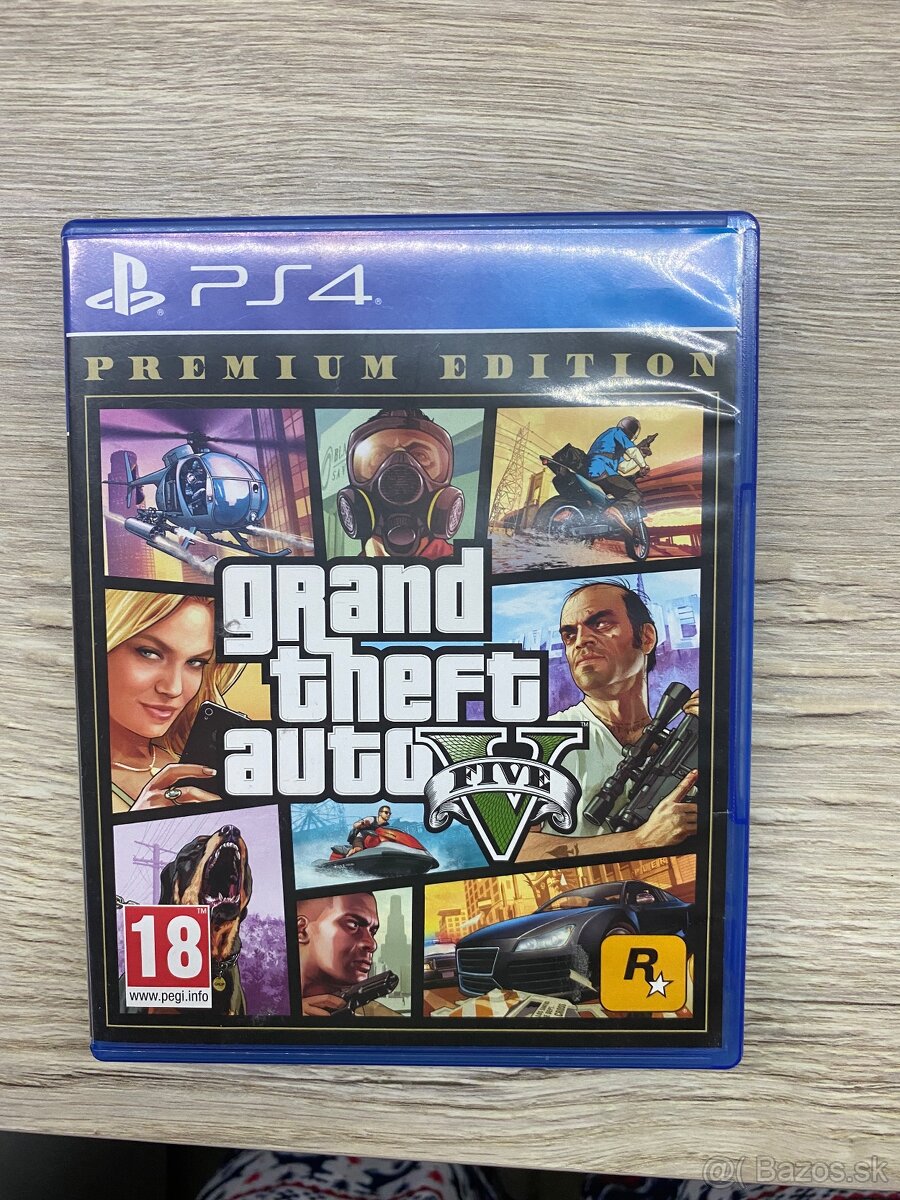 Predám hru GTA V premium edition na ps4