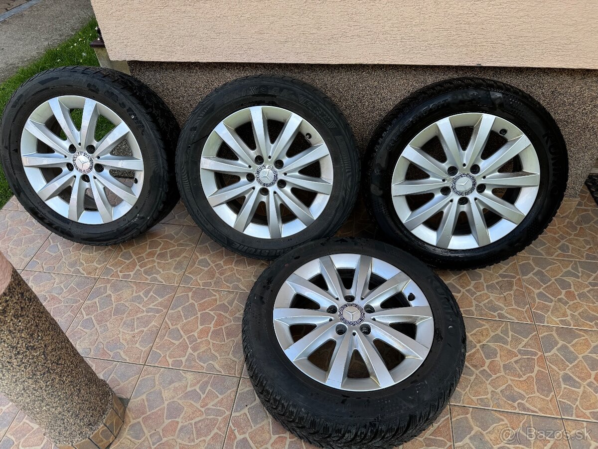 originál Mercedes Benz zimné kolesá 205/55 R16 91T