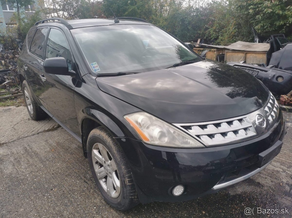 rozpredam nissan murano 3,5 benzin automat 172 kw 2006 rozpr