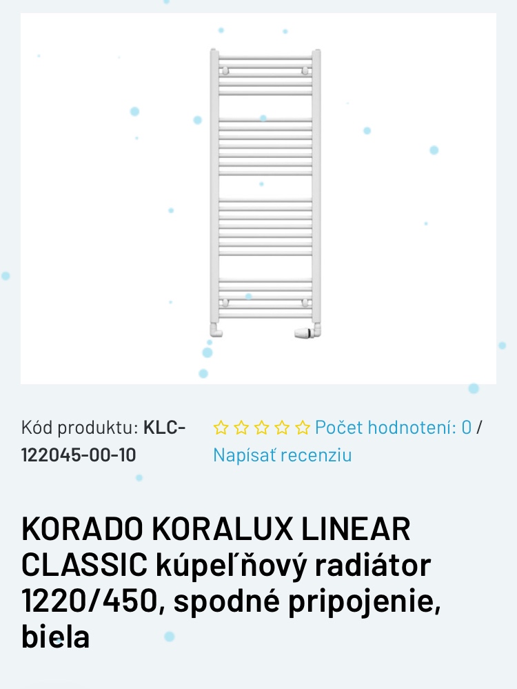 Nový Radiator korado koralux linear