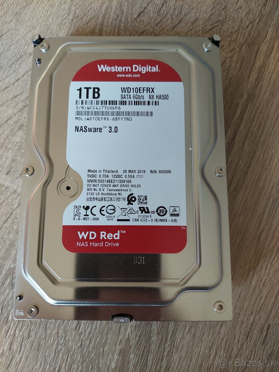 Predám HDD 1TB